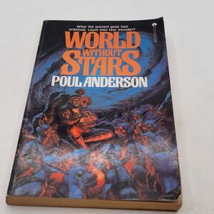 Poul Anderson World Without Stars Paperback 1978 Michael Whelan Art Good